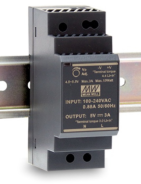 Источники питания на DIN-рейку 0-60 Вт серии HDR-30