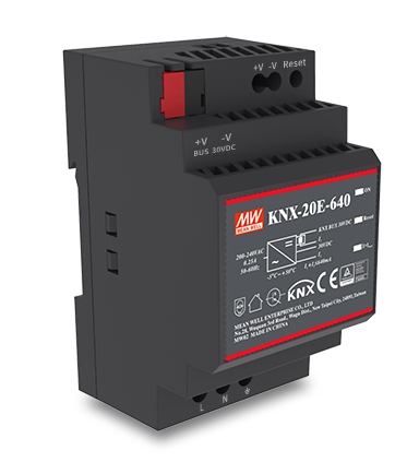 Источники питания на DIN-рейку 0-60 Вт серии KNX-20E